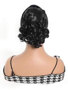 Women's Elegant Curly Wave Ponytail Clip-In Hair Extensions, Synthetic Material, Versatile Style, Suitable For Everyone - Daily Use Hair Accessories Christmas Gift - Multicolor - View 14