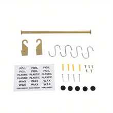 4 In 1 Bamboo Wrap Dispenser With 3 Compartments, Perfect For Plastic, Foil & Parchment Paper Rolls Towels, Kitchen Essential Wall-Mounted Multifunctional Organizer - 4 In 1 Bamboo Foil Dispenser - View 4