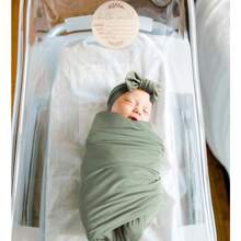 Set de 4 pièces de foulards imprimés pour bébé, foulards d'emmaillotage pour nouveau-nés, ensemble d'emballage, couvertures souples et extensibles pour bébé, couverture de réception pour nouveau-né, unisexe amour Saint-Valentin