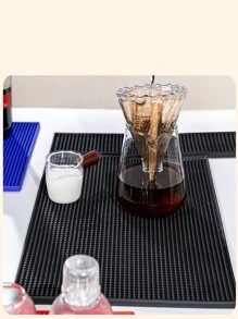 1 pieza 30 x 15 cm Alfombrilla rectangular de PVC suave y de goma, Almohadilla de goma gruesa, Alfombrilla antideslizante y resistente al agua para cocina, bar, KTV, cafetería, disponible en múltiples colores - Multicolor - Ver 4