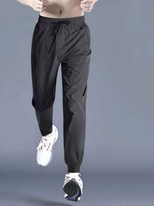 Men's Ice Cold Quick Dry Pants Plain Unisex Zipper Pocket Cuffed Leg