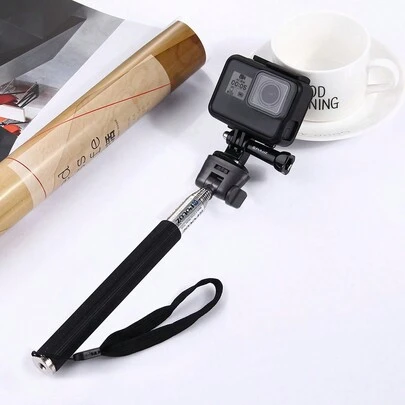 Capture The Perfect Selfie With The PULUZ Extendable Handheld Monopod - Compatible With GoPro, Insta360, And DJI Osmo Action Cameras!