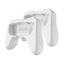 Hand Grips Compatible With Switch/Switch OLED, Ergonomic Hand Grip Controller Handle Compatible With Joy Con And Switch OLED Model - White - View 3