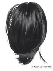 Synthetic Heat-Resistant Wig Hair Bun Messy Elastic Band Hair Bundle Coiffure Hairpiece Ladies Ponytail Scrunchy Clip Wig Christmas Holiday Wig