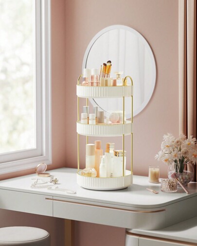 SONGMICS Kosmetik Aufbewahrungsbox & Regal Heim Badezimmer Deko Badezimmer Organizer Rückkehr zur Schule