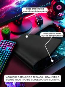 Gaming Mouse Pad For Desktop With Stitched Edge And Various Anime AI Prints - 滑鼠墊4612 - 查看 4