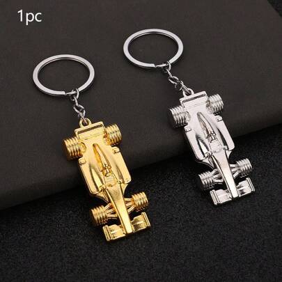 1 pièce Porte-clés de course en métal, porte-clés de voiture de sport, accessoires de porte-clés de voiture pour la conduite quotidienne, porte-clés en métal, cadeau automobile à la mode, porte-clés en alliage léger pour les passionnés d'automobile, accessoire élégant pour les voyages, organisateur de clés compact et pratique, finition premium, résistant à la corrosion, usage quotidien, conception élégante, prise sécurisée, accessoires de voiture portables, minimaliste mais fonctionnel, décoration automobile, artisanat en alliage métallique de haute qualité, résistant à la rouille, résistant aux chocs, résistant aux rayures, polyvalent pour les clés et les cordons, compagnon de voyage compact