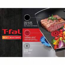 T-Fal Excite ProGlide Nonstick Thermo-Spot Heat Indicator Dishwasher Oven Safe Cookware Set, 14-Piece, Blue - Blue - View 6