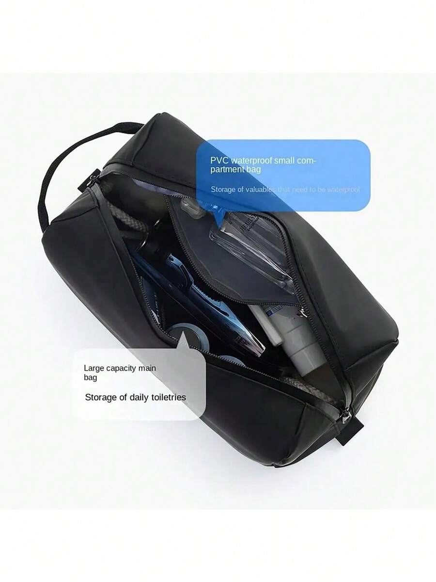 1PC Large Capacity Toiletry Storage Bag With Compartment Bag Waterproof Cosmetic Organizer Bag Multifunctional Water-Resistant - Multicolor - View 1
