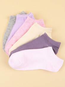 10 Pairs Multicolor Summer Women Boat Socks, Thin Breathable Low-Cut Non-Slip Invisible Short Socks - Multicolor - View 3
