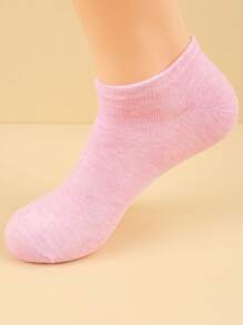 10 Pairs Multicolor Summer Women Boat Socks, Thin Breathable Low-Cut Non-Slip Invisible Short Socks - Multicolor - View 6