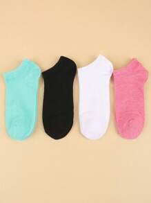 10 Pairs Multicolor Summer Women Boat Socks, Thin Breathable Low-Cut Non-Slip Invisible Short Socks - Multicolor - View 2
