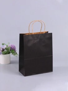 4/10 件黑色礼品袋，带手柄纸质礼品袋，圣诞礼品袋，中号礼品袋批发，小型企业纸袋，购物袋，零售袋，派对袋，糖果袋，8.2x10 英寸 - 彩色 - 查看 6