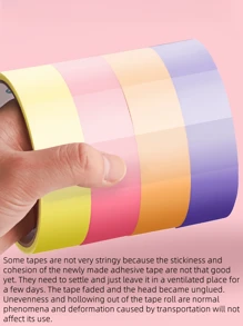 Colors Randomly Mixed With Adhesive Ball Tape Macaron Children's Adhesive Pressure Reducing Adhesive Ball Toy DIY Pressure Reducing - Multicolor - View 3