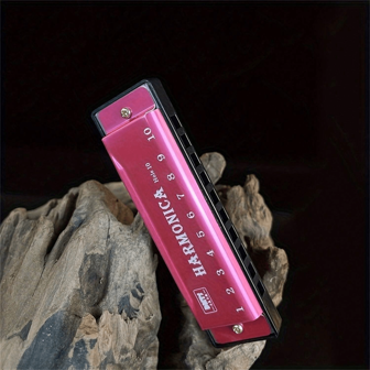 Harmonica Key Of C 10 Hole Chromatic Harmonica C With Case For Beginner Gift With Case, Harmonica, Instrument, Instruments, Harmonica 008k, Flute Cover