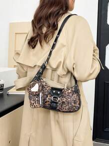 2025 Hot Maillard Style Retro Hot Girl Y2K Leopard Print Ramię Prezent Świąteczny