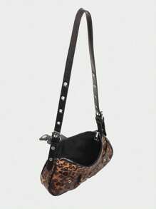 2025 Hot Maillard Style Retro Hot Girl Y2K Leopard Print Ramię Prezent Świąteczny