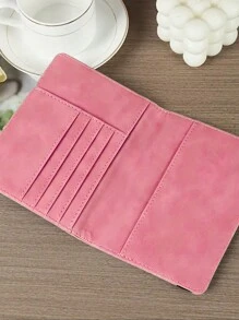 1 pieza/ 2 piezas Porta pasaporte de moda con protección RFID, cartera de pasaporte delgada, superficie con patrón de mapa en relieve, cartera multifuncional, porta pasaporte de viaje, soporte de tarjetas lindo