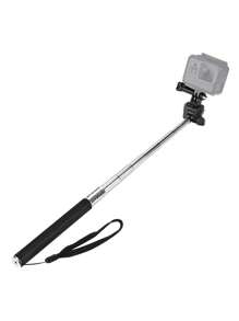 Capture The Perfect Selfie With The PULUZ Extendable Handheld Monopod - Compatible With GoPro, Insta360, And DJI Osmo Action Cameras! - Black - View 4