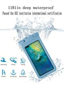 浮动防水手机袋，IPX8 通用防水手机壳，适用于水下游泳干袋，兼容 15 Pro Max /14 Pro/ 13/ 12/ 11 S23/ S22 / 等，最大 6.7 英寸