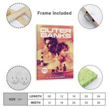 Outer Poster Banks Action-Adventure Mystery Retro TV Series Poster Framed Canvas Poster Built In Wooden Frame Home Bedroom Garage Art Deco - 彩色 - 查看 5