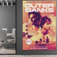 Outer Poster Banks Action-Adventure Mystery Retro TV Series Poster Framed Canvas Poster Built In Wooden Frame Home Bedroom Garage Art Deco - 彩色 - 查看 6