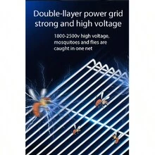 Đèn diệt muỗi điện đa năng dùng trong gia đình - Phích cắm loại C của EU (220-240V) - Xem 5