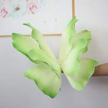 1 pieza Mariposas de seda 3D iridiscentes, acentos decorativos vibrantes: Adornos de boda de malla gigante para sesiones de fotos y celebraciones - Diseños elegantes y realistas para el hogar, fiestas, el Día de San Valentín, regalo