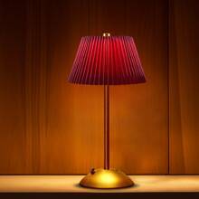 1 lampe de table LED portable avec capteur tactile, lampe rechargeable à commande tactile 3 couleurs, lampe de bureau en métal à 3 niveaux de luminosité, veilleuse, lampe de chevet, lampe de salle à manger