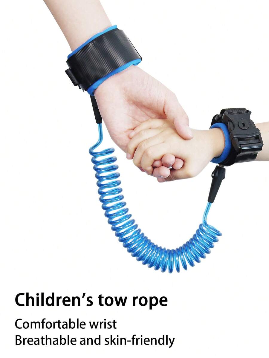 Anti Loss Wrist Link Toddler With Key Lock Children Walking Bracelet Rope For Children Loss Prevention Outing - Multicolor - View 1
