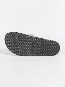roulvxiang ROULVXIANG New Fashion Slip-On Sandals, Thick Sole Women's Outdoor Slide Sandals With Big Buckle Design, Waterproof