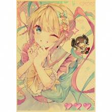 1pc/3PCS Áp phích nghệ thuật treo tường Khung tùy chọn Anime Poor Girl Trò chơi quá mức Áp phích Nghệ thuật vải Canvas cổ điển Trang trí nhà Nhãn dán tường Áp phích phòng khách Không khung - Nhiều màu - Xem 9