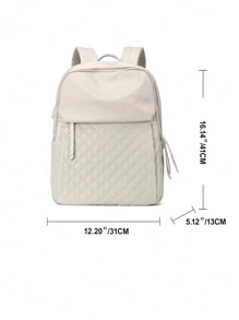 女士笔记本电脑背包，适用于14/15英寸笔记本电脑，时尚防水轻便书包，适合旅行、工作、商务、教师、护士等场合，带笔记本电脑隔层，时尚女士和女孩背包/手提包，女孩日常背包/书包，随机发货，旧款或新款。 - 查看 3