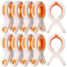 Beach Towel Clips For Beach Chair 10 Packs Towel Clips For Chairs Cruise Pool, Beach Cruise Essentials Must Haves - Multicolor - View 20