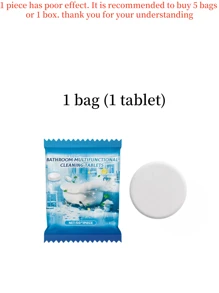 浴室清洁泡腾片、浴室水槽去污剂、芳香玻璃和浴缸除垢剂 - 彩色 - 查看 12