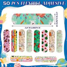 30/60/120 piezas de Curitas con diferentes patrones de dibujos animados, vendajes de primeros auxilios, yeso, artículos esenciales para el hogar, viajes, campamentos, picnics, escalada y exploración, curitas, vendaje desechable (Vocabulario fácil de asociar: Vendas adhesivas de reparación avanzadas | Protección de heridas resistente al agua y amigable con la piel)