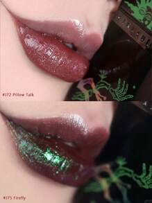 GIRLCULT Unreal High Gloss Lip Gloss J72 Pillow Talk, Chameleon Liquid Lipstick, Oil-Based Diamond Glitter Lip Gloss, Shimmering Metallic Finish, Long-Lasting Color, Holographic No Talc, Korean Cosmetics - J72 Pillow Talk - 查看 6