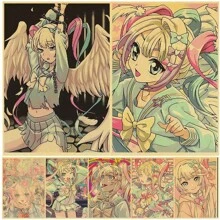 1pc/3PCS Áp phích nghệ thuật treo tường Khung tùy chọn Anime Poor Girl Trò chơi quá mức Áp phích Nghệ thuật vải Canvas cổ điển Trang trí nhà Nhãn dán tường Áp phích phòng khách Không khung - Nhiều màu - Xem 2