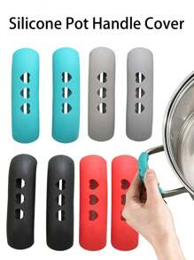 2/8 miếng bọc tay cầm nồi bằng silicon, chịu nhiệt độ cao và chống mài mòn, tay cầm nồi/chảo, tay cầm nồi chống trượt, chống bỏng, tay cầm chịu nhiệt cho nồi và chảo, giá đỡ tay cầm bằng silicon cho chảo rán, tay cầm nồi, tay cầm cách nhiệt chịu nhiệt, tay cầm nồi thay thế đa năng cho bếp, dùng cho nồi hầm, nồi hấp, nồi súp, dụng cụ nhà bếp - Nhiều màu - Xem 2