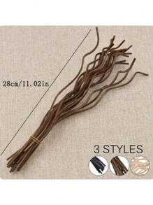 20 Stück Aroma Diffuser Rattan Duft Stäbchen für Heimdekoration, Parfüm Flüchtige Nachfüllstäbchen, Raumduft