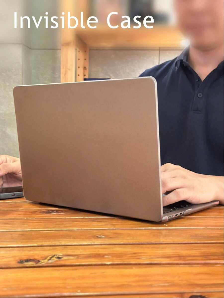 隐形笔记本电脑保护壳适用于 Macbook Air 13 保护壳 M1 M2 M3 M4 Pro 14 16 2025 Air 15 13.6 高级笔记本电脑保护壳