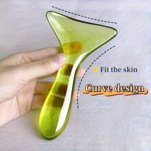 Face Scraping Massage Tool, Non-Allergic Gua Sha Board Suitable For Face, Eyes, Neck, Body - Manual Use - Multicolor - View 3