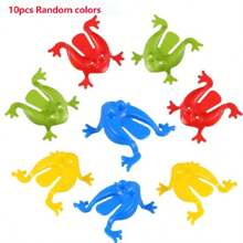 20PCS Hopping Plastic Frog Nostalgia Classic Red Frog Green Frog Yellow Frog Blue Frog Hopping Frog Indoor Hopping Frog - Multicolor - View 6