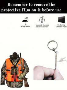 2D Acrylic Hunting Themed Keychain, Perfect Gift For Hunting Enthusiasts, Suitable For Personalized Dog Keychains On Thanksgiving, Christmas And Halloween - Lightweight Backpack Hanging Accessory, Ideal For Party And Birthday Gifts Car Accessories Bag Charm Backpack For School Cute Goth Y2k Bag Accessories Lanyards With Id Holder Car Accessories Bag Charms - Multicolor - View 7