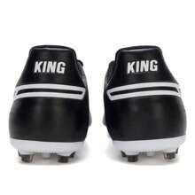 Puma KING MATCH MG Football Shoes, Spikes Soccer Shoes Low-Cut Athletic Shoes For Youth, Adult, Students - Black-puma White - View 3