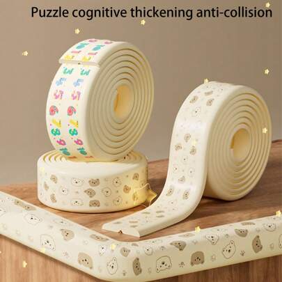 Dải bảo vệ an toàn cho trẻ em dài 2m, dải chống va chạm cho bé, mô hình toán học giáo dục, bồi dưỡng thói quen học tập cho bé, dải bảo vệ không gây đau, bảo vệ góc nhà cho bé, thích hợp cho các góc đồ nội thất, bàn cà phê kính, bề mặt tròn và chữ nhật, cầu thang, cửa sổ trẻ em, mép cửa sổ, cửa trượt, v.v. Có lớp keo tự dính, chỉ cần bóc và sử dụng.