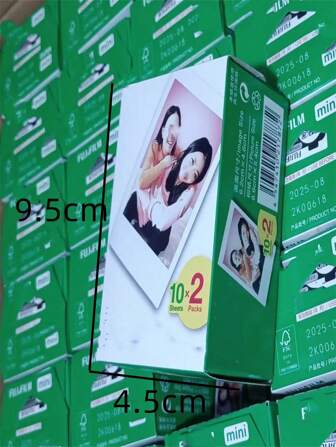 1 盒彩色风格边框装饰 3 英寸迷你胶片纸，适用于 11/12/9/7S/25/7/7C 即时胶片相机、生活记录、记忆分享和家居装饰