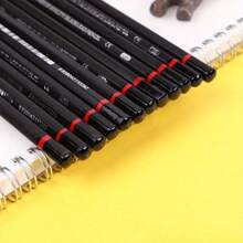 12pcs Professional Drawing Pencil Set, Precision Sketching & Painting, 2H-8B Hardness Range, Suitable For Artists, Students, Hobbyists, Educational Set, Back To School