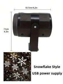 1 đèn chiếu Giáng sinh dùng nguồn USB, đèn chiếu họa tiết Giáng sinh xoay, đèn tạo không khí sân khấu, đèn cảnh quan tuyết, đèn trang trí Giáng sinh dùng nguồn USB, thích hợp cho rạp hát tại nhà, đèn ngủ phòng ngủ, Giáng sinh, Halloween, đám cưới và đồ trang trí ngày lễ, trang trí phòng trang trí Giáng sinh đèn Giáng sinh trang trí phòng ngủ trang trí nhà trang trí tiệc lễ hội ngày lễ quà tặng giáng sinh lễ tạ ơn đồ trang trí cây thông Noel đồ trang trí - USB - Xem 12