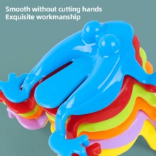 20PCS Hopping Plastic Frog Nostalgia Classic Red Frog Green Frog Yellow Frog Blue Frog Hopping Frog Indoor Hopping Frog - Multicolor - View 2